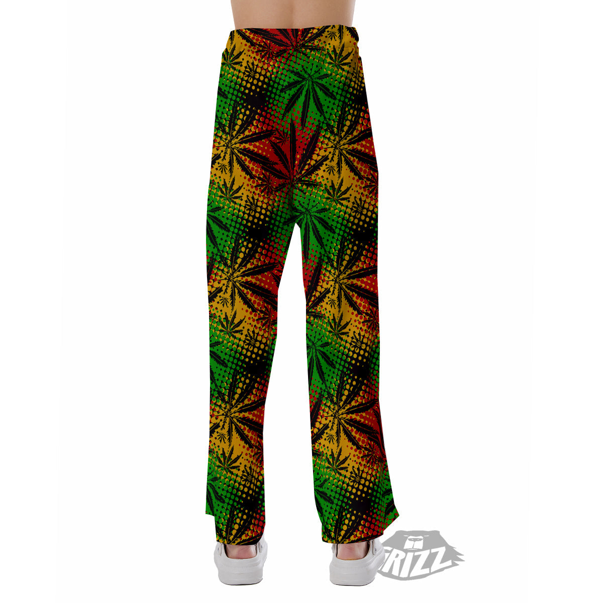 Reggae Abstract Print Pattern Pajama Pants-grizzshop