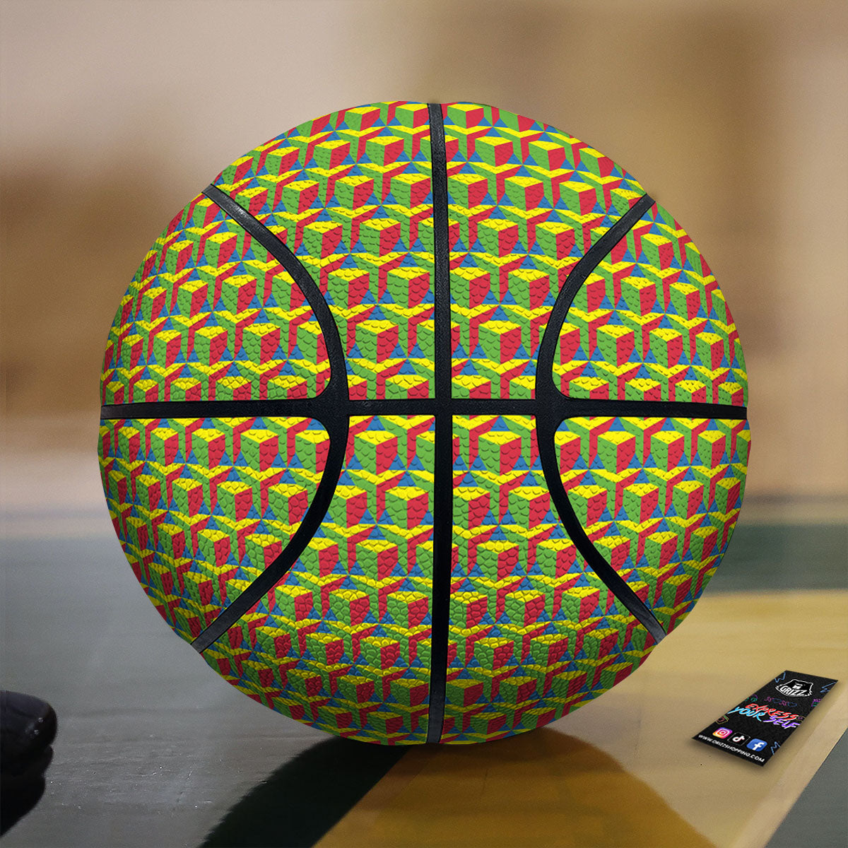 Scales Mermaid Print Pattern Basketball