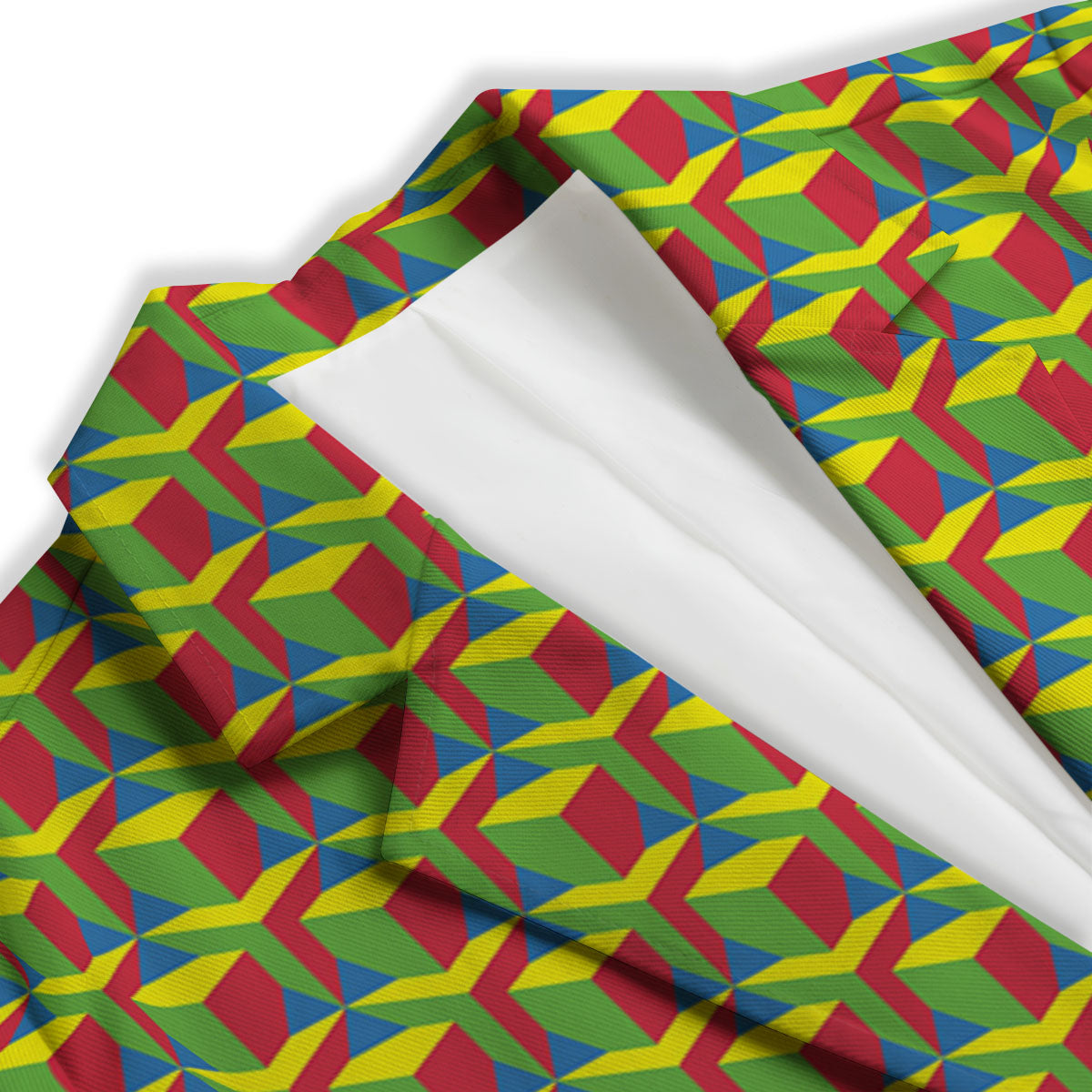Reggae Geometric Print Pattern Women's Blazer-grizzshop