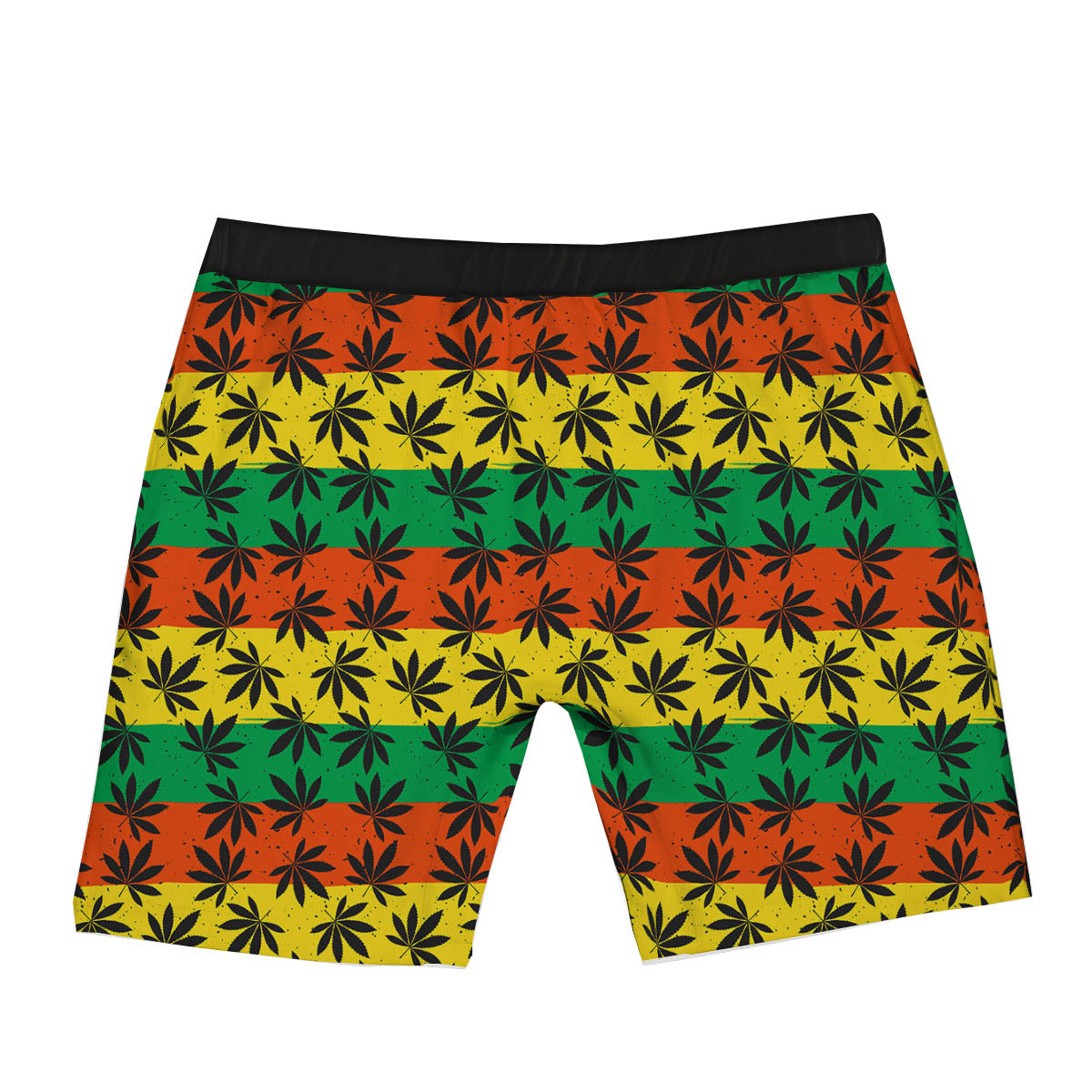 Reggae Hemp Leaves Classic Print Pattern Boxer Briefs-grizzshop