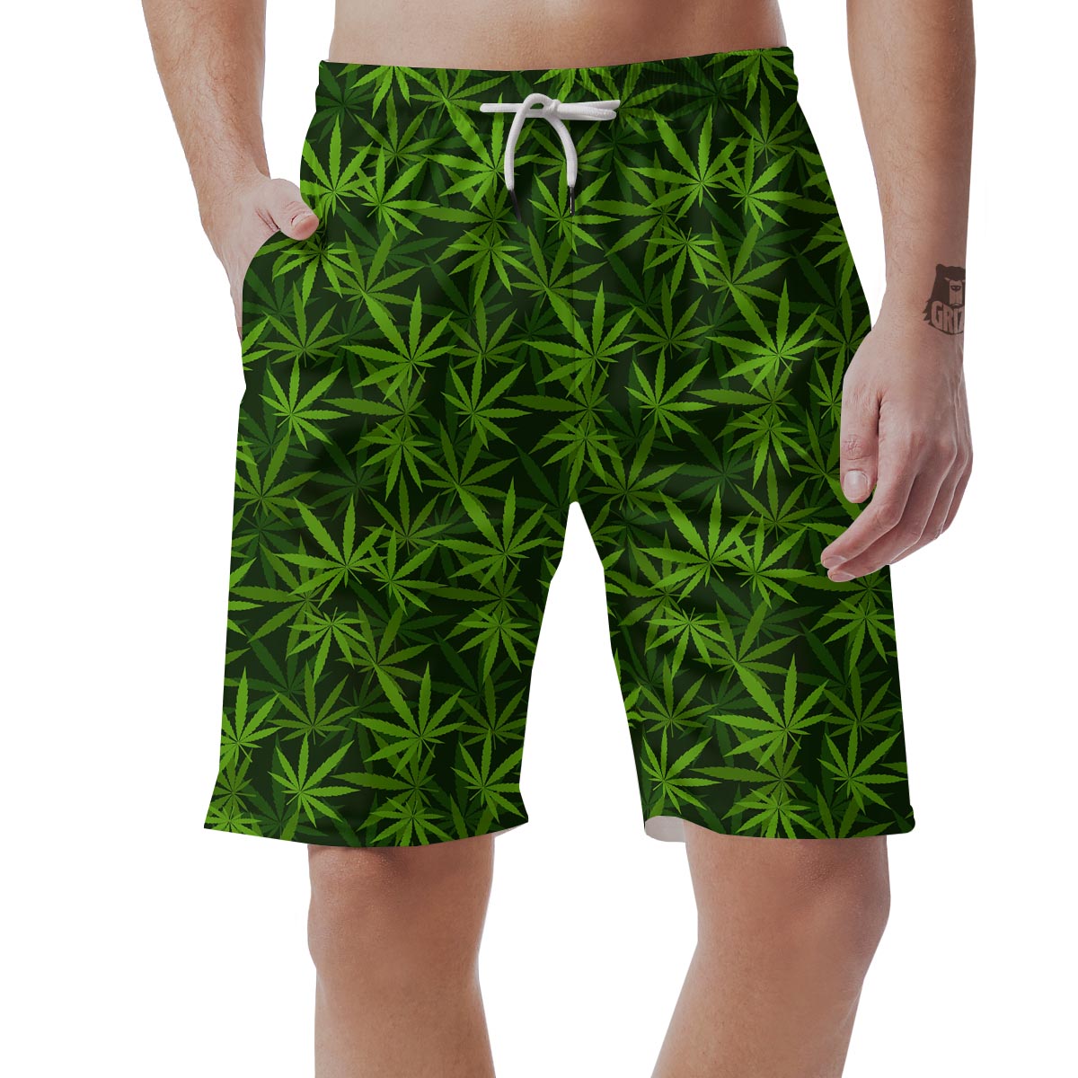 Reggae Leaf Rasta Men's Shorts-grizzshop