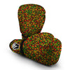 Reggae Rasta Pattern Print Boxing Gloves-grizzshop