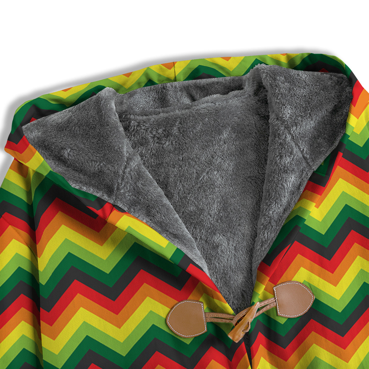 Reggae Zig Zag Print Pattern Men's Windbreaker Jacket-grizzshop