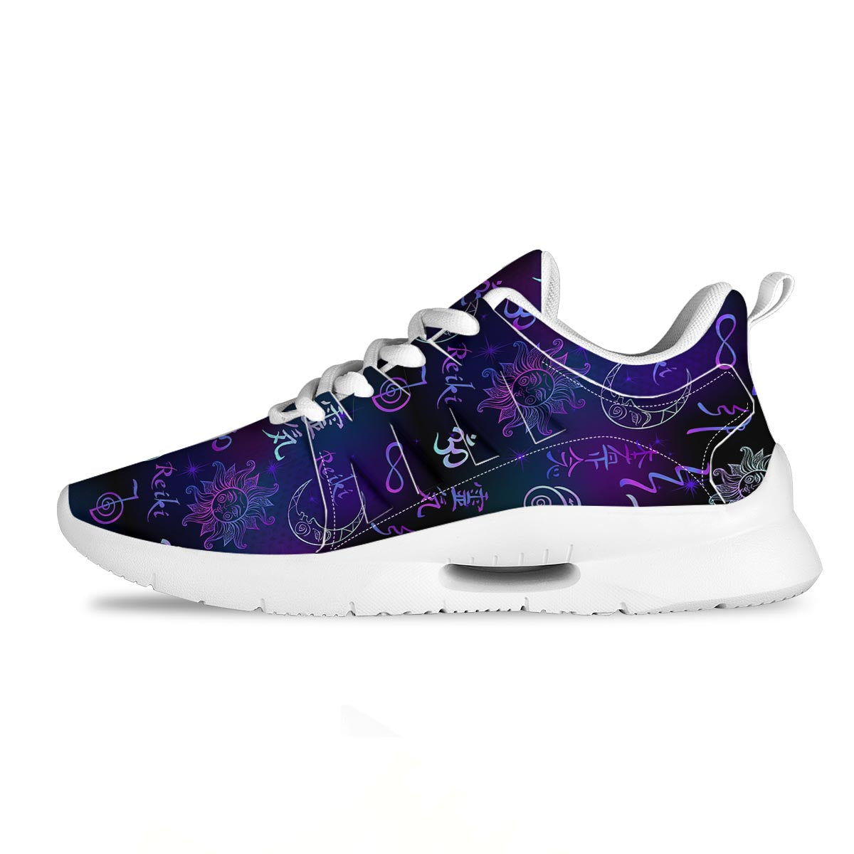Reiki Energy Print Pattern Tennis Shoes-grizzshop
