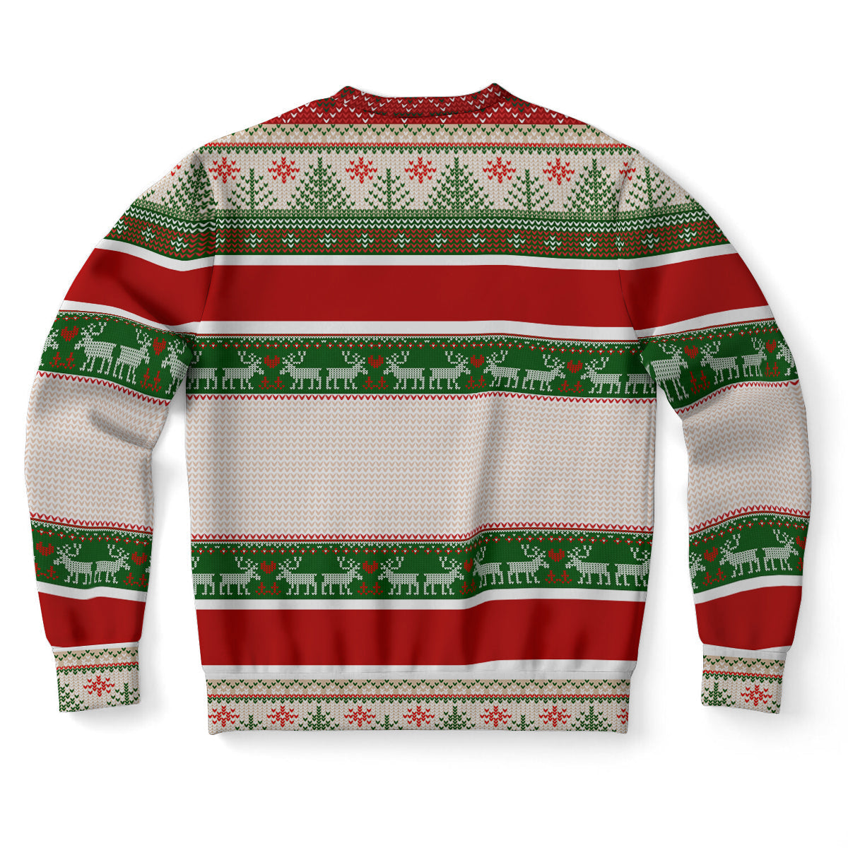 Reindeer Smoking Cigar Ugly Christmas Sweater-grizzshop