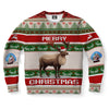 Reindeer Smoking Cigar Ugly Christmas Sweater-grizzshop