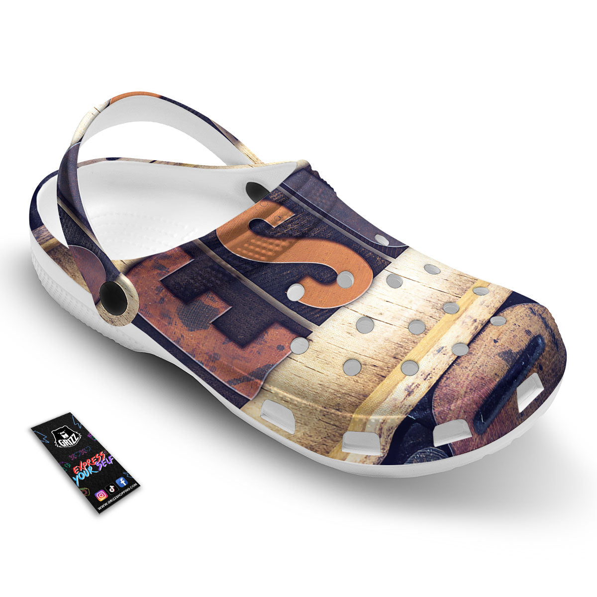 Religious Jesus Words Print Clog-grizzshop