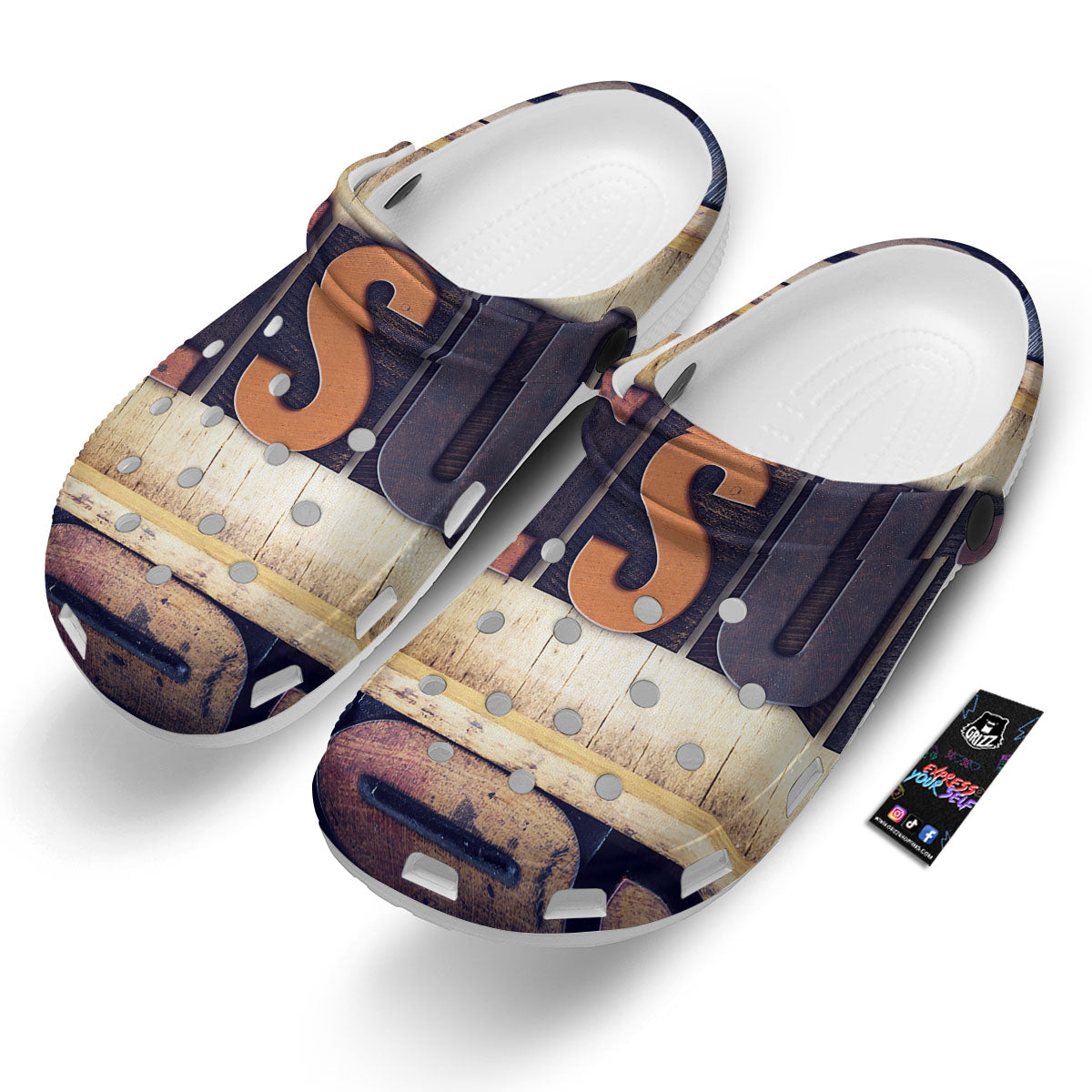 Religious Jesus Words Print Clog-grizzshop