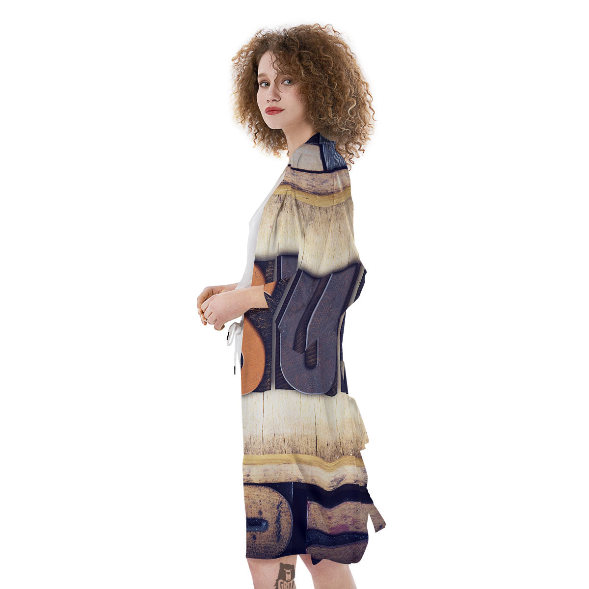Religious Jesus Words Print Kimono-grizzshop