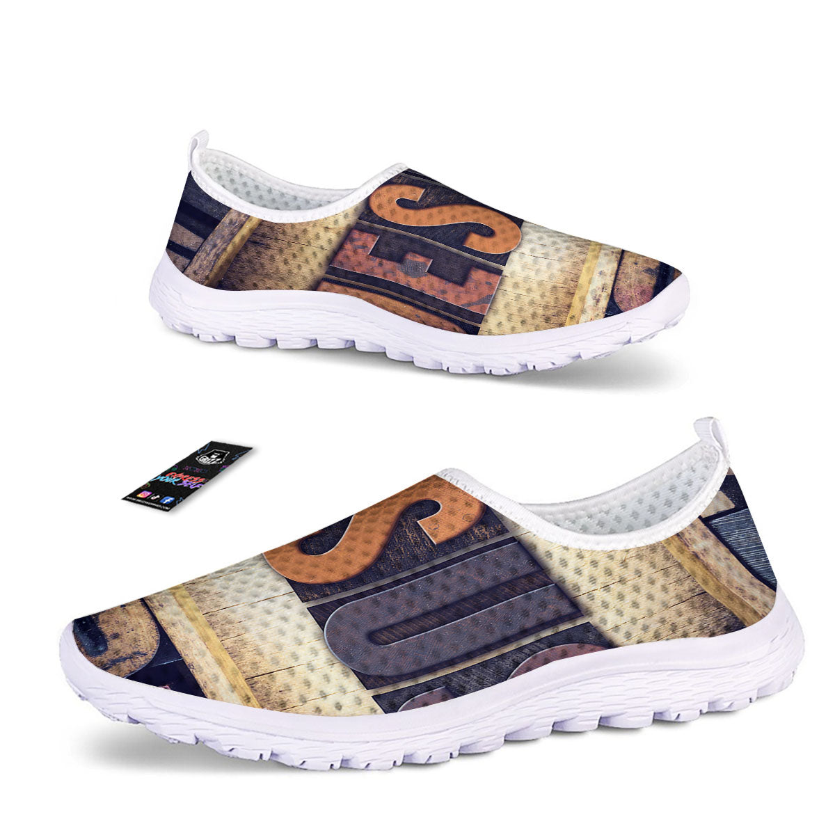 Religious Jesus Words Print Nurse Shoes-grizzshop
