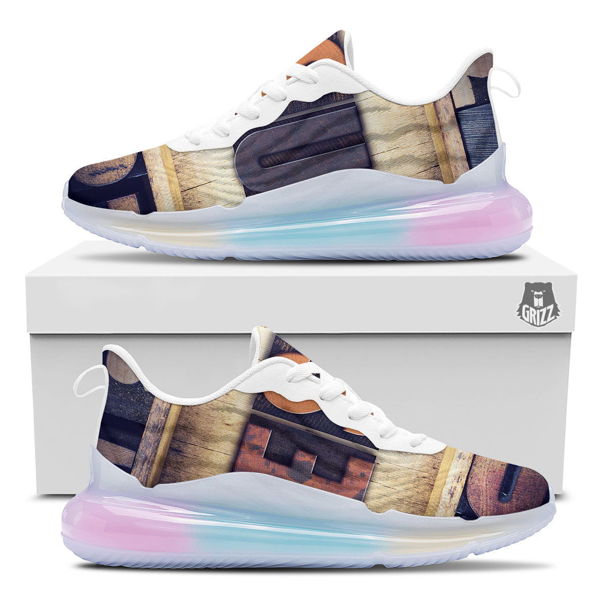 Religious Jesus Words Print Running Sneakers-grizzshop