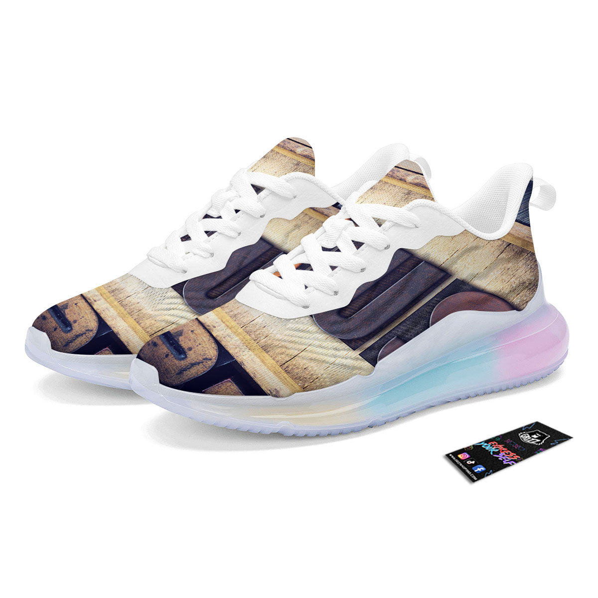 Religious Jesus Words Print Running Sneakers-grizzshop