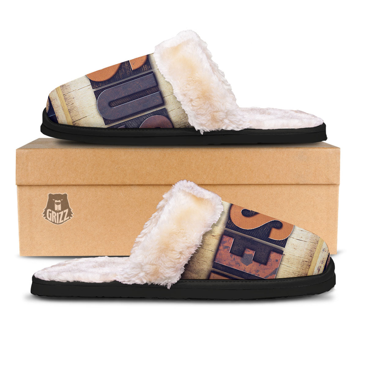 Religious Jesus Words Print Slippers-grizzshop