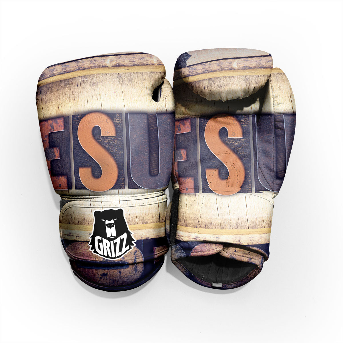 Religious Jesus Words Print Pro Boxing Glove