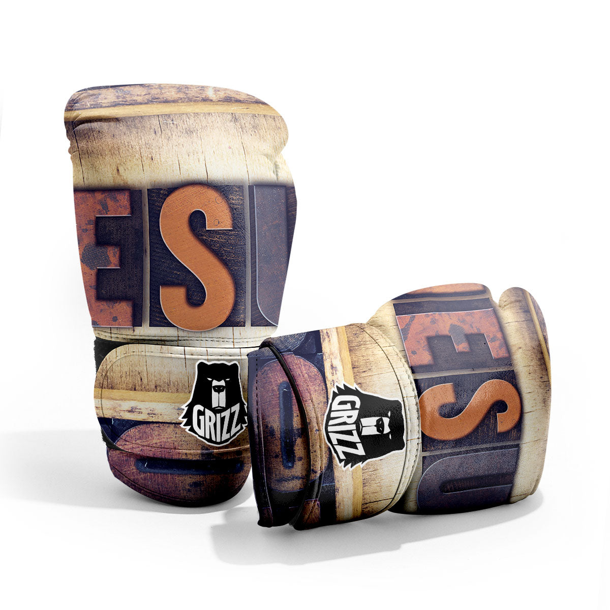 Religious Jesus Words Print Pro Boxing Glove