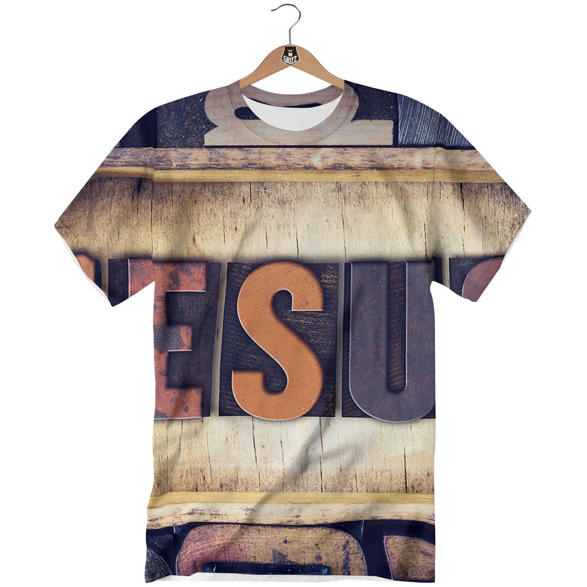Religious Jesus Words Print T-Shirt-grizzshop