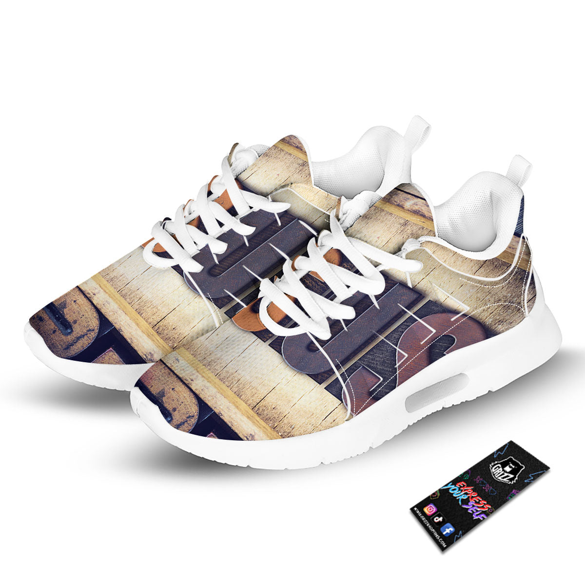 Religious Jesus Words Print Tennis Shoes-grizzshop
