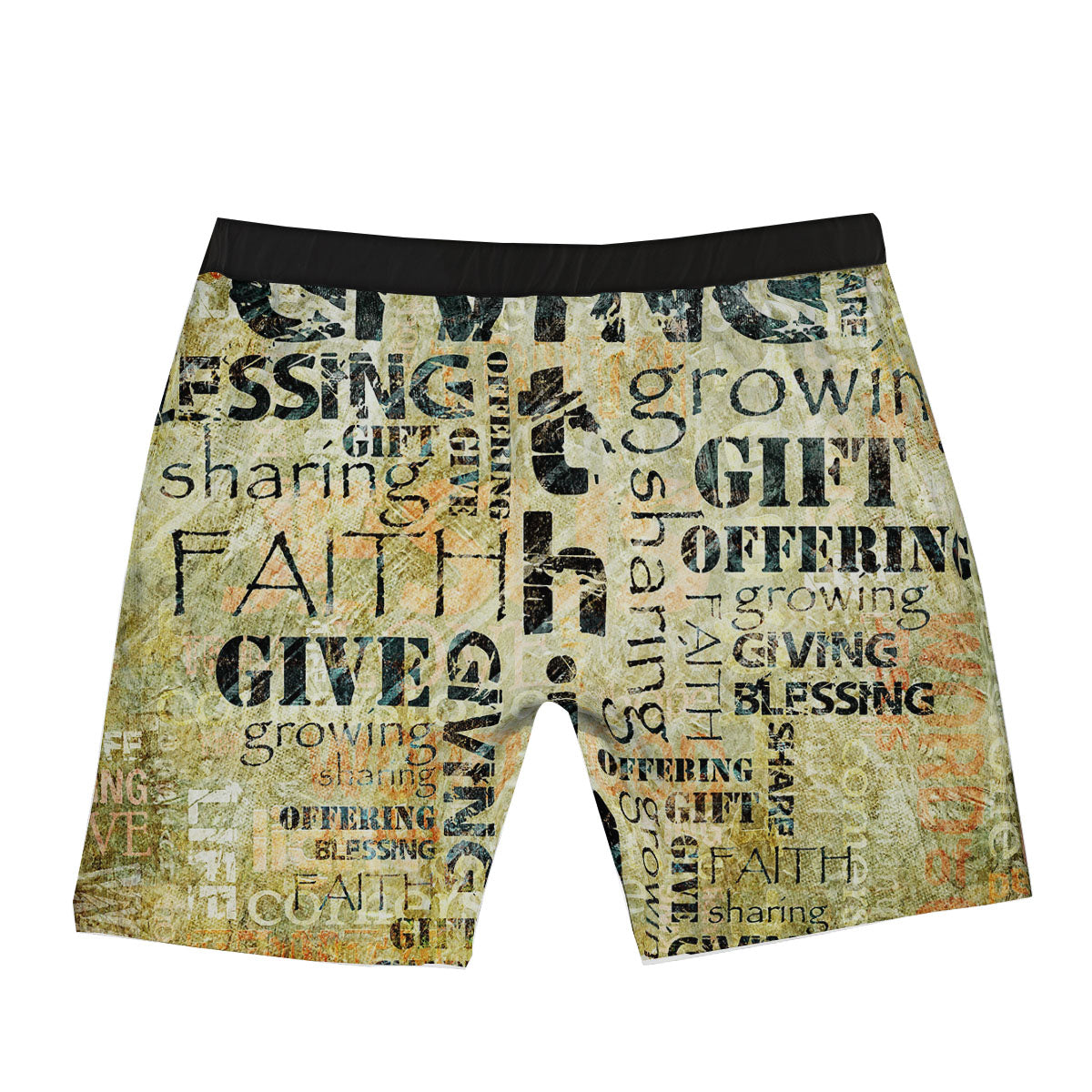 Religious Words Tithing And Giving Print Boxer Briefs-grizzshop