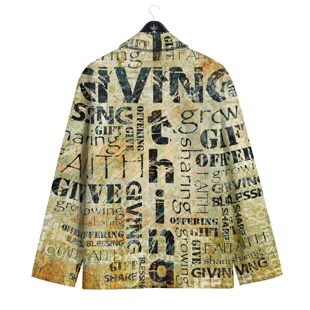Religious Words Tithing And Giving Print Men's Sport Coat-grizzshop