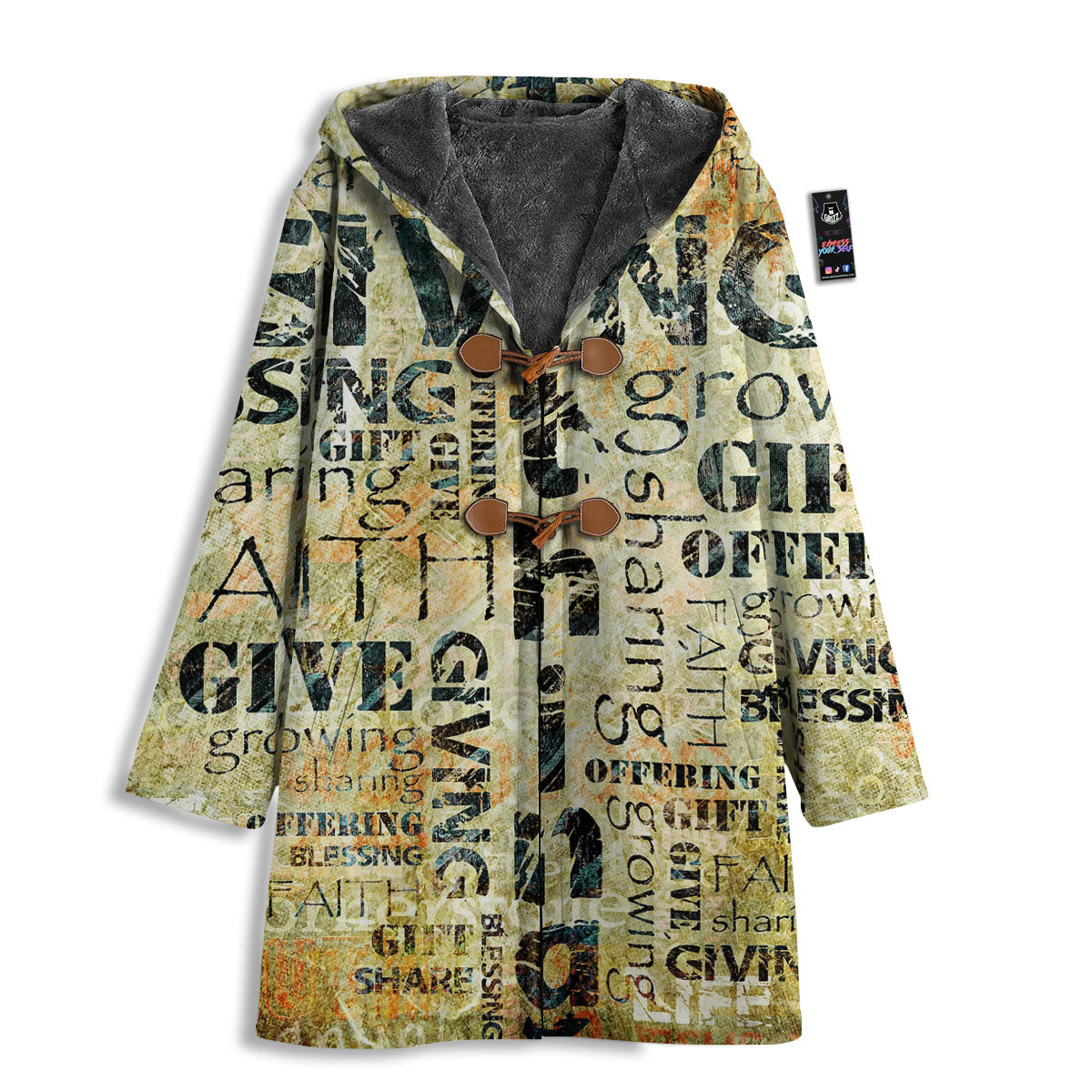 Religious Words Tithing And Giving Print Men's Windbreaker Jacket-grizzshop
