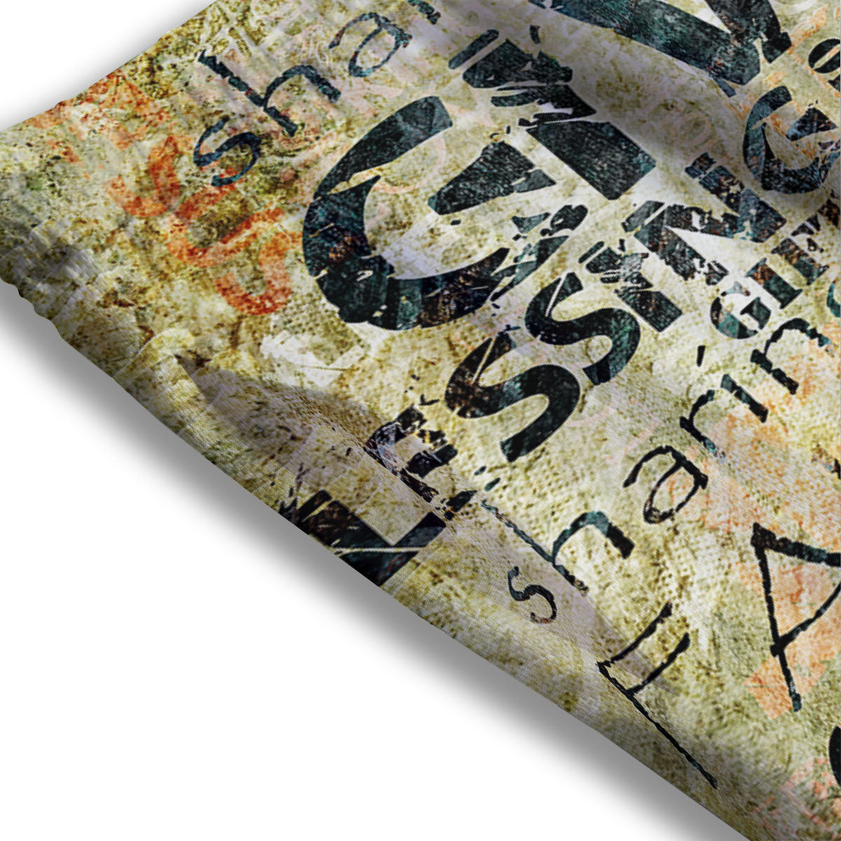 Religious Words Tithing And Giving Print Mesh Shorts