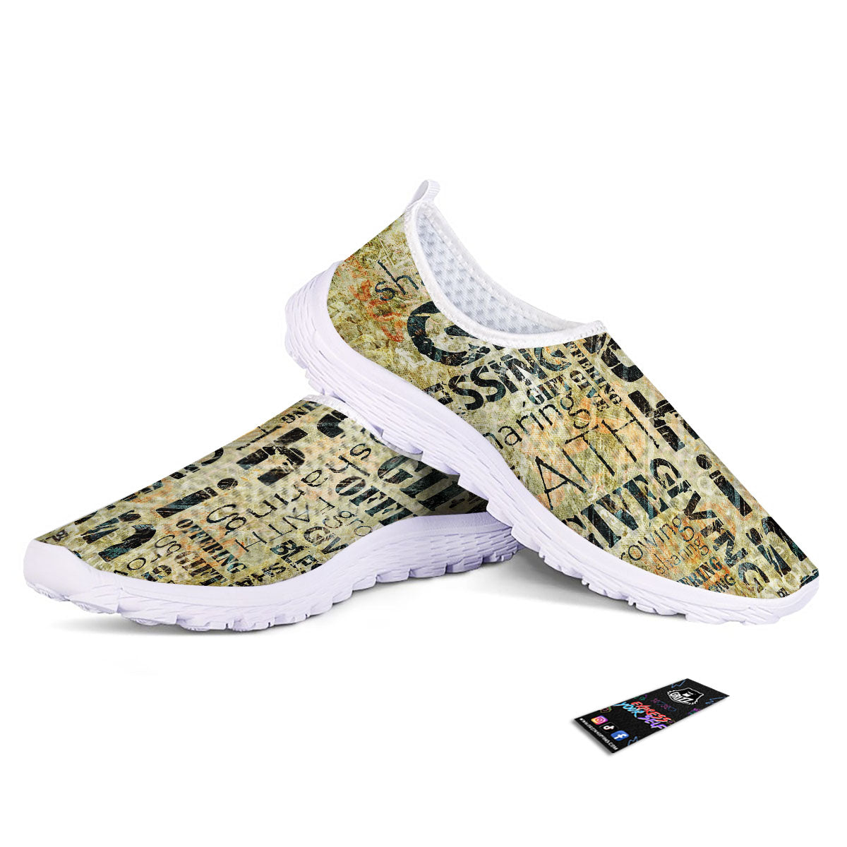 Religious Words Tithing And Giving Print Nurse Shoes-grizzshop