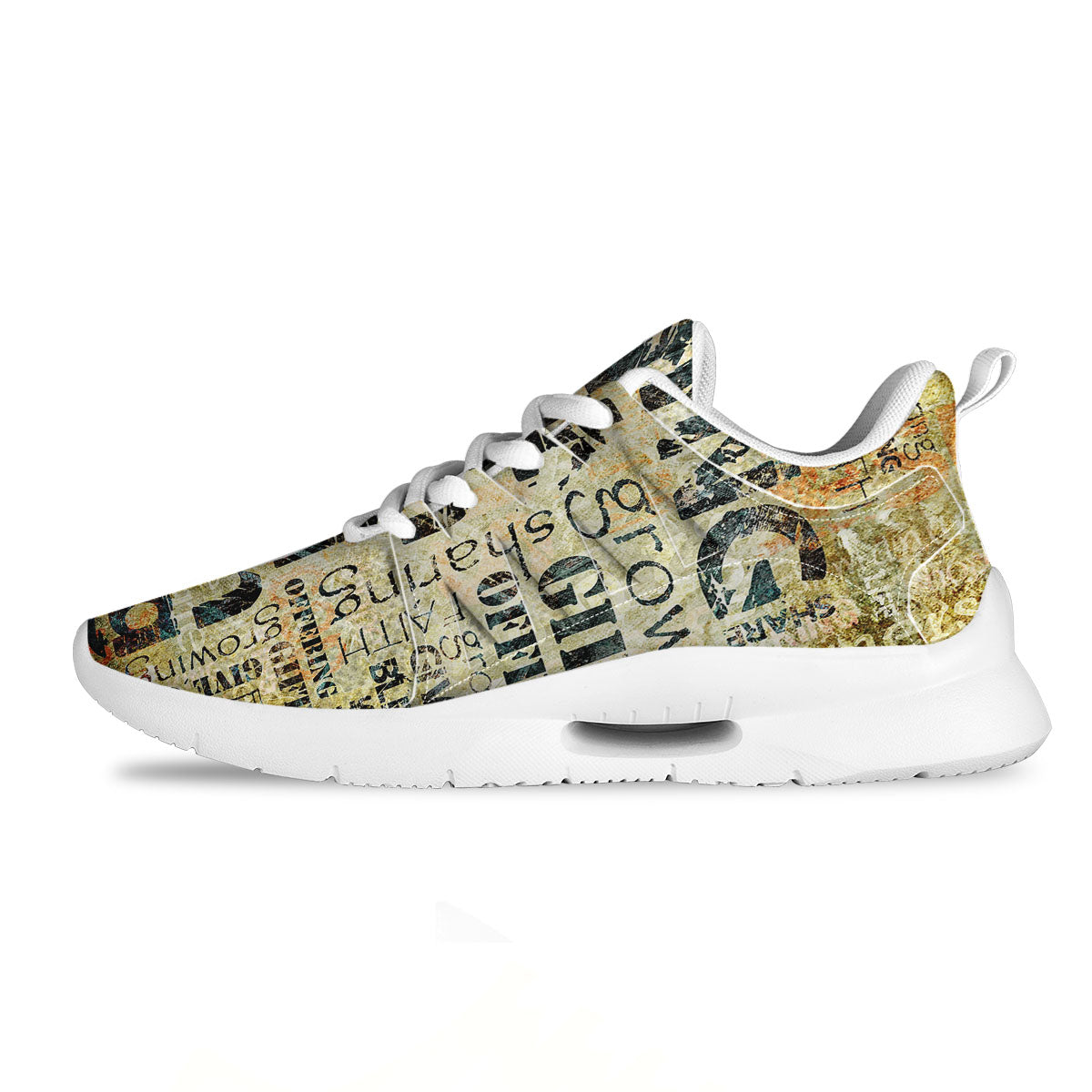 Religious Words Tithing And Giving Print Tennis Shoes-grizzshop