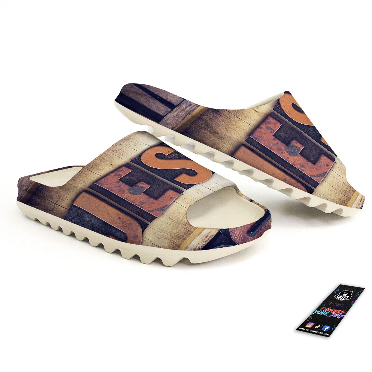 Religious Jesus Words Print Sandals-grizzshop