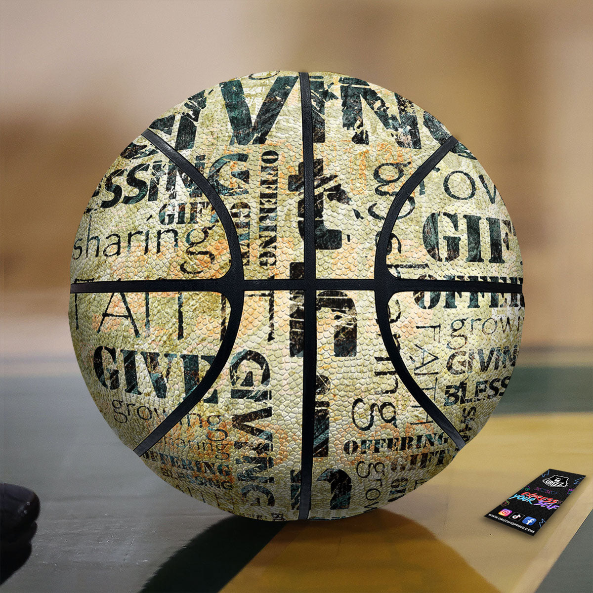 Sea Turtle Native Bohemian Print Basketball