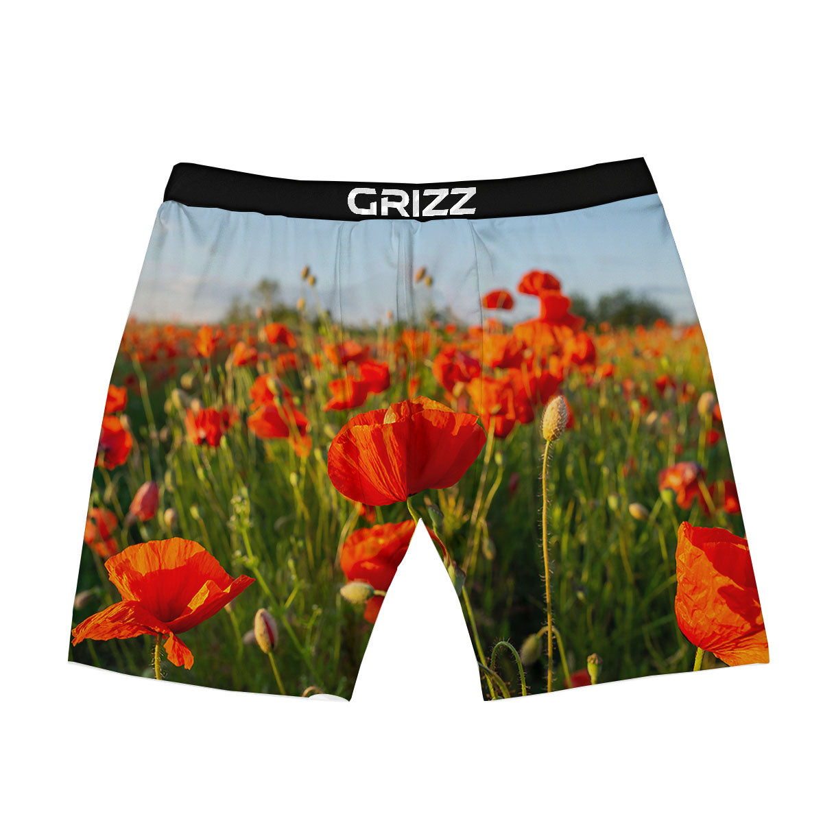 Remembrance Poppy Day Print Boxer Briefs-grizzshop