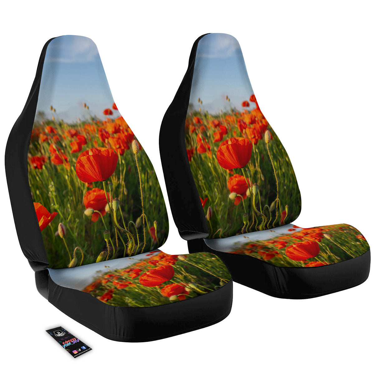 Remembrance Poppy Day Print Car Seat Covers-grizzshop
