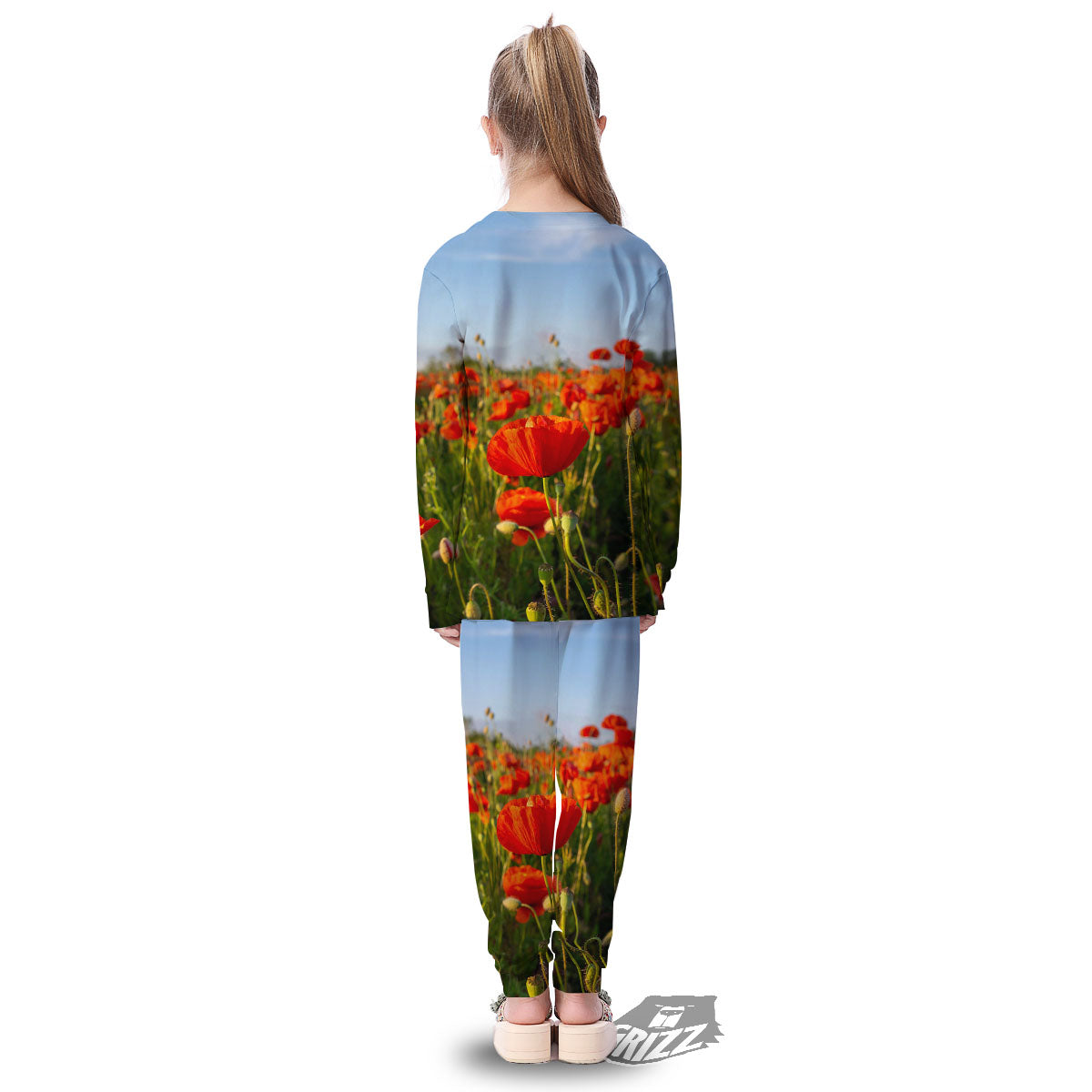 Remembrance Poppy Day Print Kid's Pajamas-grizzshop