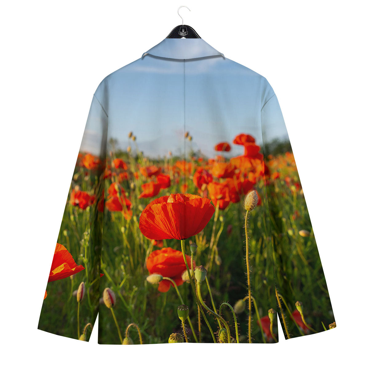 Remembrance Poppy Day Print Men's Sport Coat-grizzshop