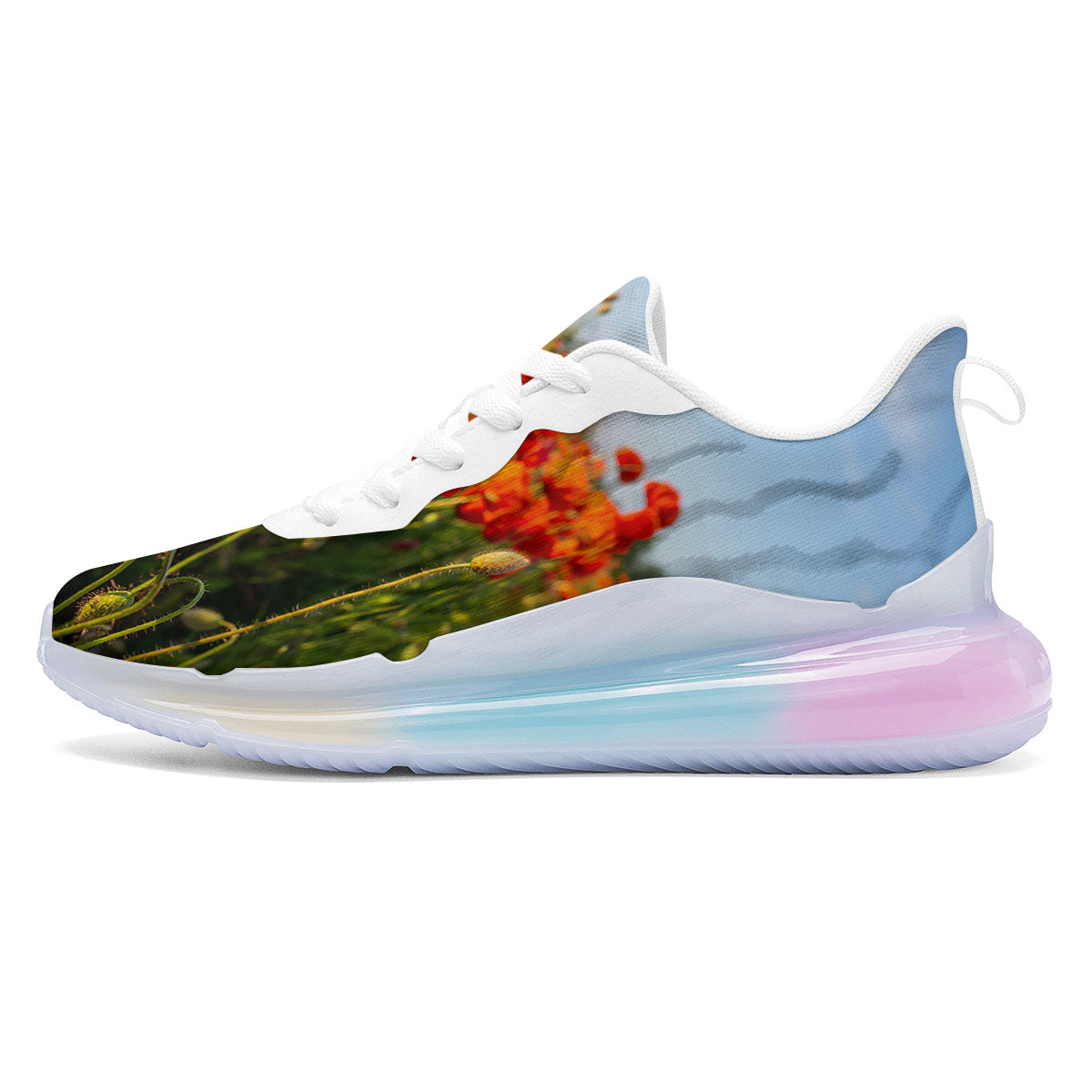 Remembrance Poppy Day Print Running Sneakers-grizzshop