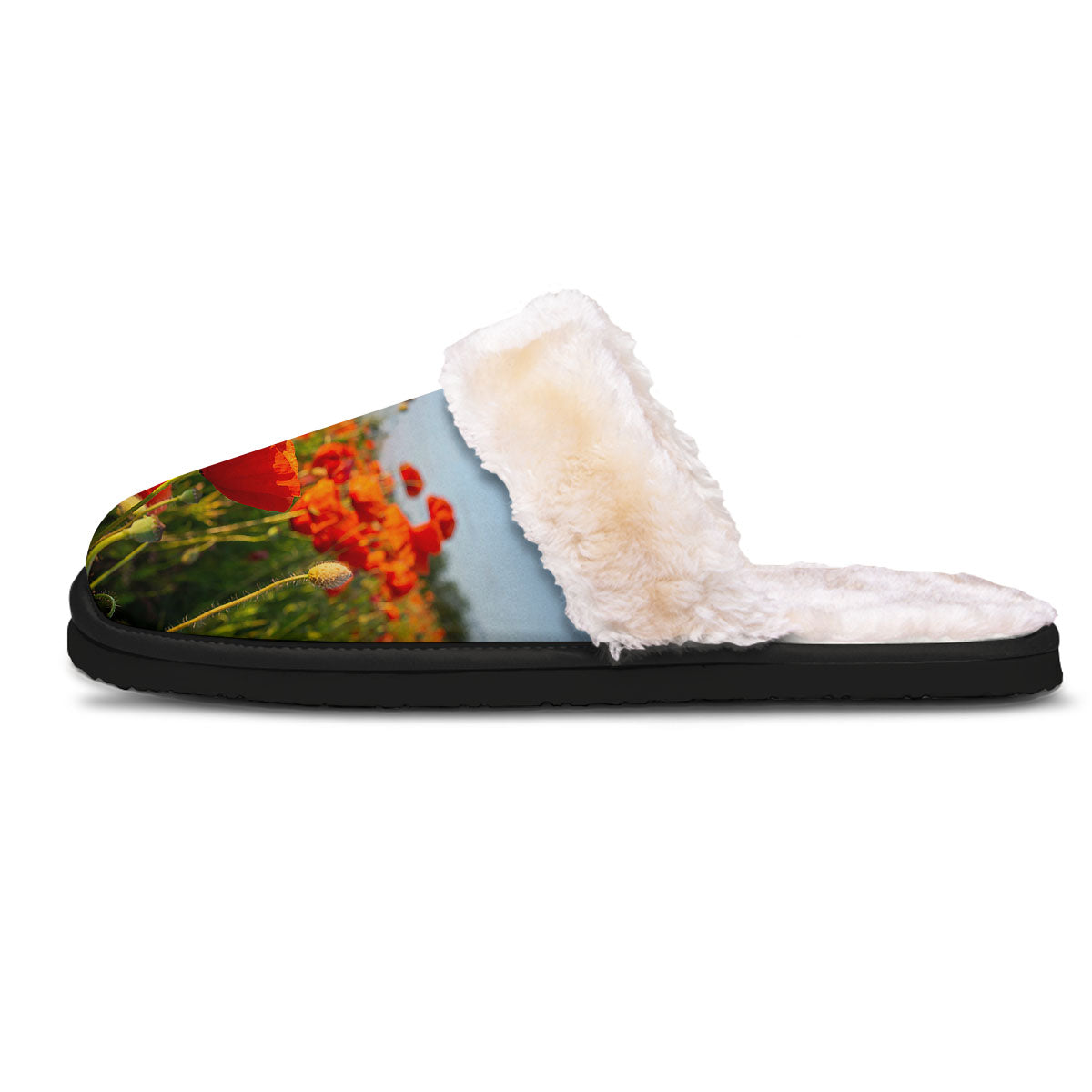 Remembrance Poppy Day Print Slippers-grizzshop