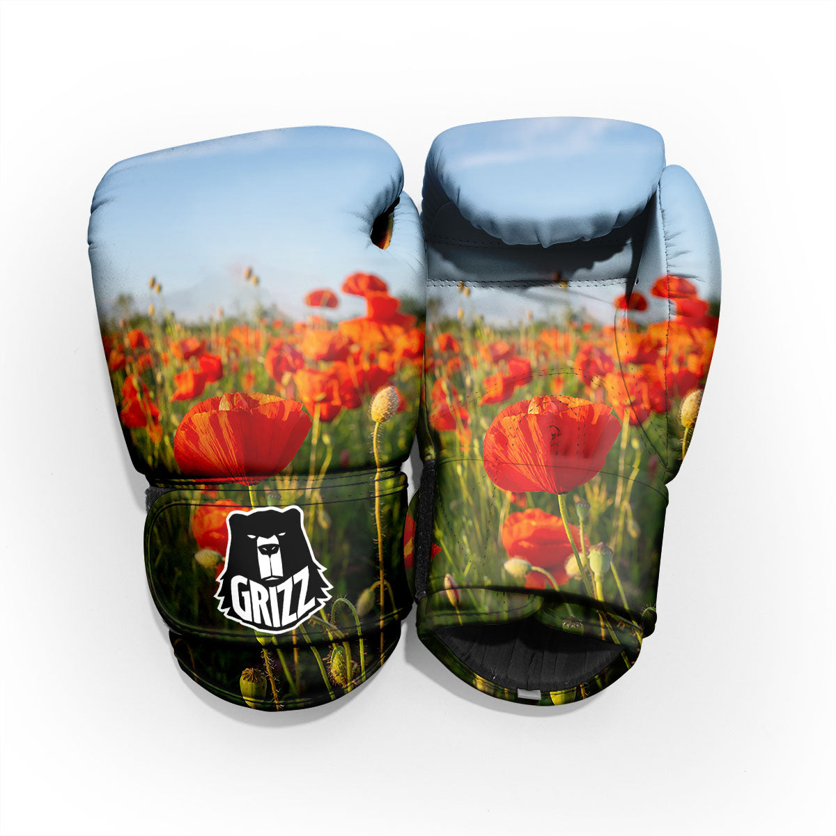 Remembrance Poppy Day Print Pro Boxing Glove