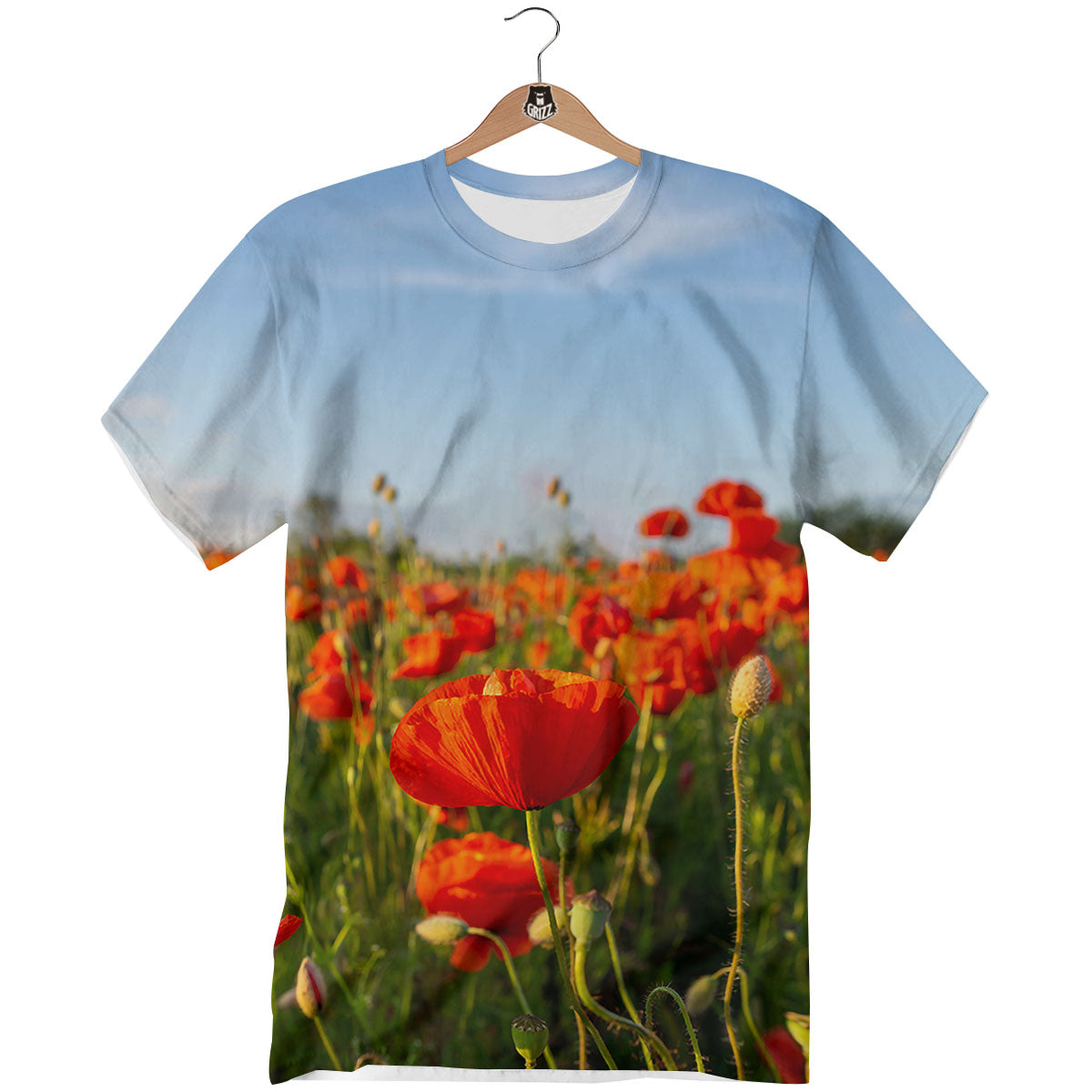Remembrance Poppy Day Print T-Shirt-grizzshop