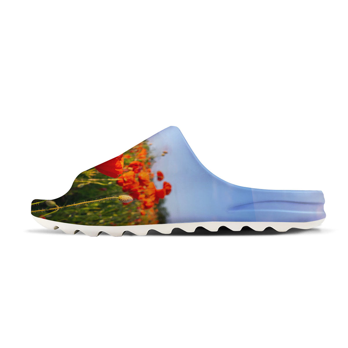 Remembrance Poppy Day Print Sandals-grizzshop