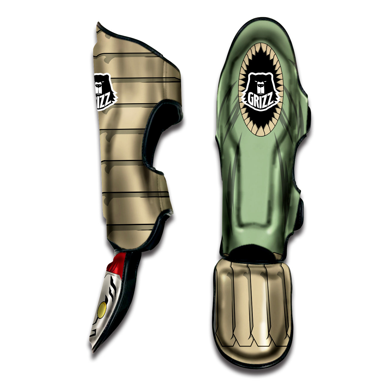 Renji Muay Thai Shin Guards-grizzshop