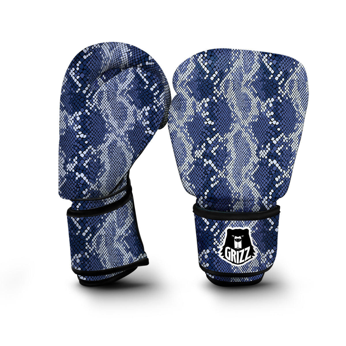 Reptile Snakskin Print Boxing Gloves-grizzshop