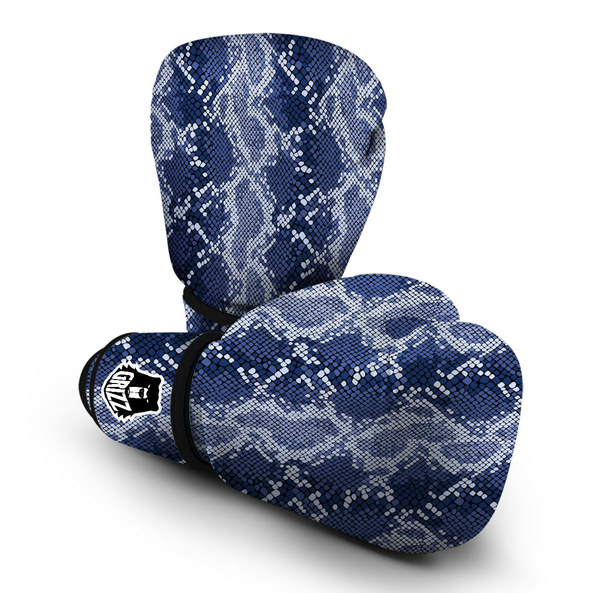 Reptile Snakskin Print Boxing Gloves-grizzshop