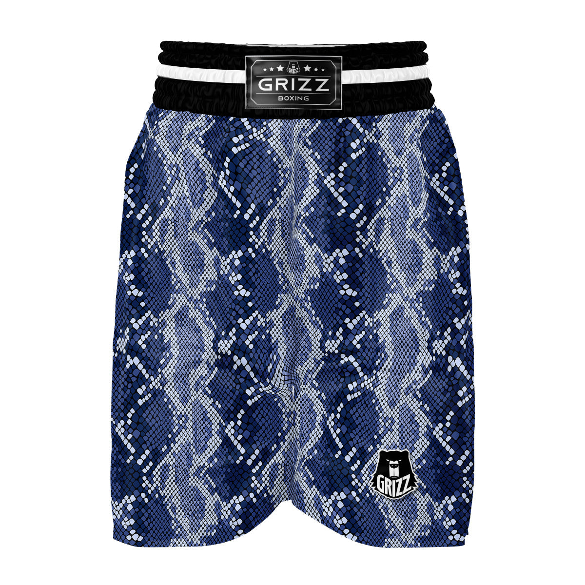 Reptile Snakskin Print Boxing Shorts-grizzshop