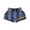 Reptile Snakskin Print Muay Thai Boxing Shorts-grizzshop