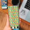 Retro Cassette And Earphones Print Pattern Tumbler-grizzshop