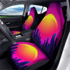 Retro City Sunrise Print Car Seat Covers-grizzshop