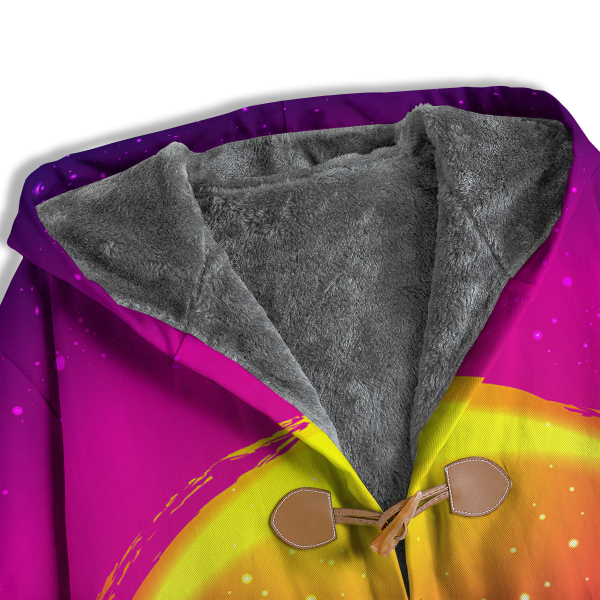 Retro City Sunrise Print Men's Windbreaker Jacket-grizzshop