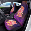 Retro Futuristic Palms Summer Time Print Car Seat Covers-grizzshop