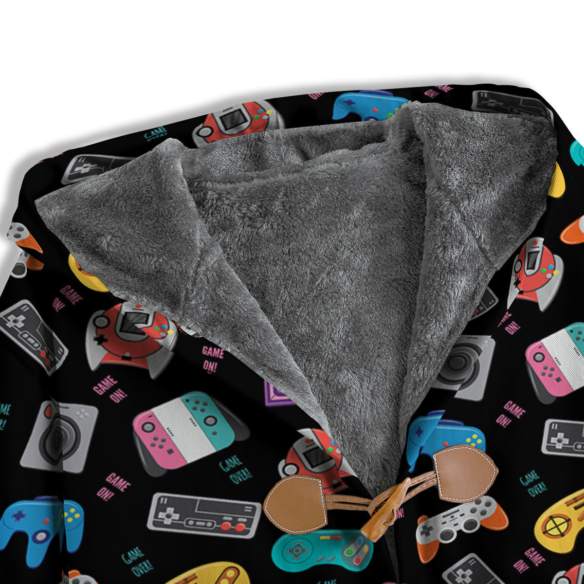 Retro Video Game Controller Print Pattern Men's Windbreaker Jacket-grizzshop