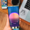 Retro Vintage Sun Print Tumbler-grizzshop