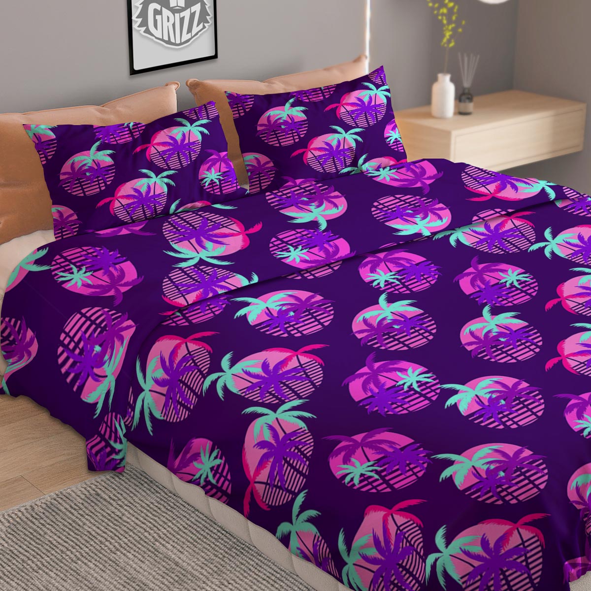 Red White And Black Argyle Print Pattern Duvet Cover Bedding Set
